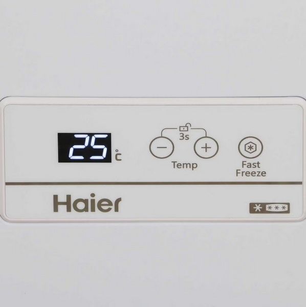 Ларь морозильный с белой крышкой Haier HCE150R fedosline