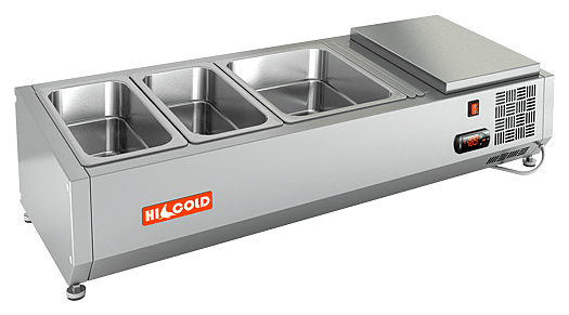 Витрина холодильная настольная Hicold Vrto 1000 1/3