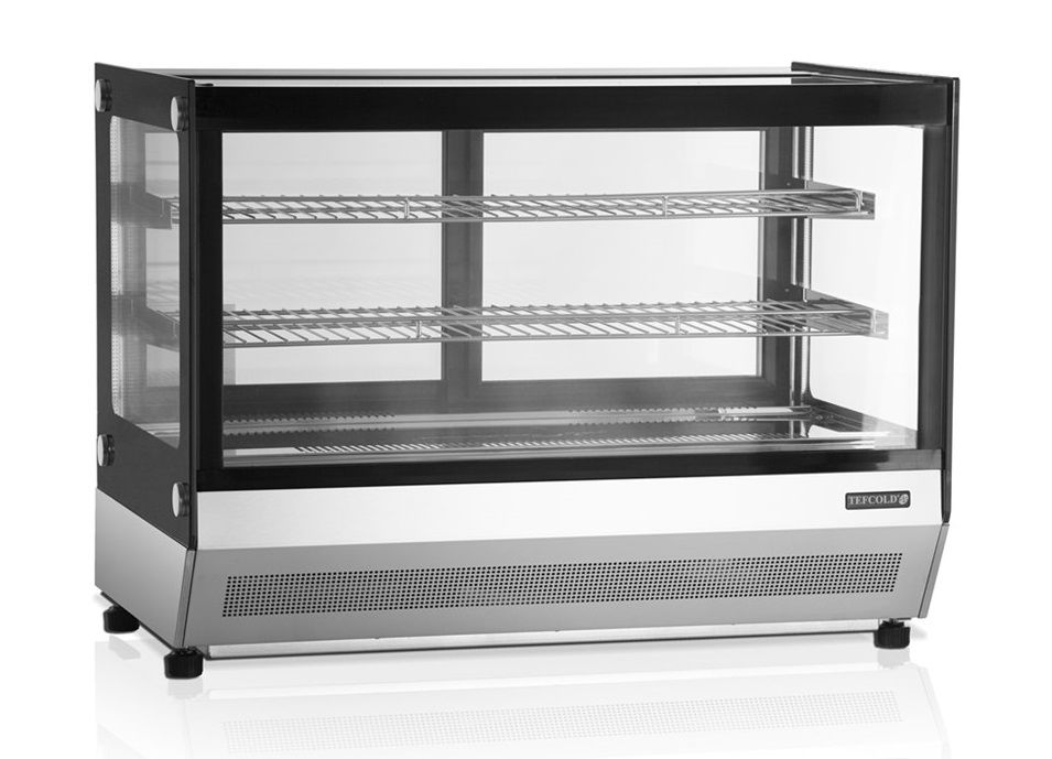 Витрина холодильная настольная кондитерская Tefcold LCT900F/BLACK