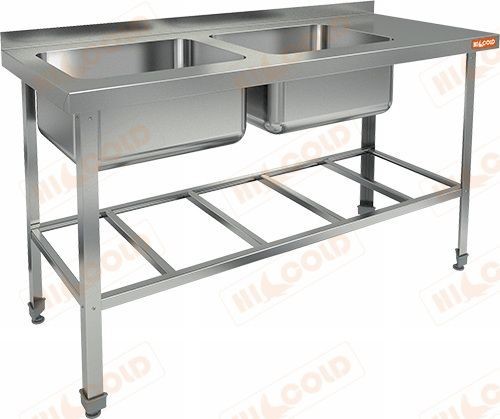 Ванна моечная двойная Hicold НСО2М-15/7БРЛ эн