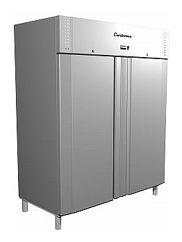 Шкаф холодильный с глухой дверью Carboma V1400 RAL9006