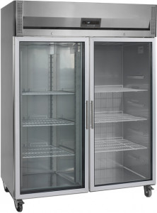 Шкаф холодильный со стеклом Tefcold RK1420G GN2/1 нерж