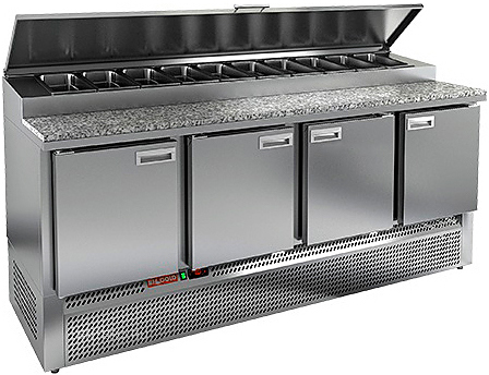 Стол для пиццы HICOLD PZE1-1111/GN камень