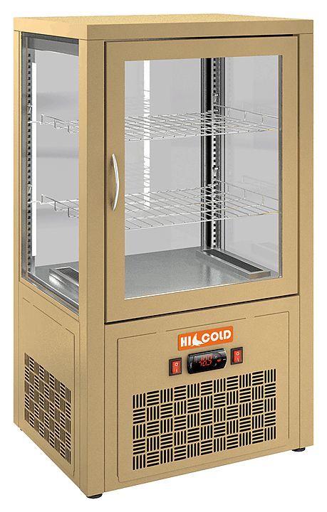 Витрина холодильная настольная Hicold VRC 70 Beige