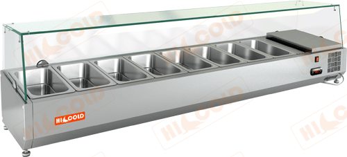 Витрина холодильная настольная Hicold VRX 1800 1/3
