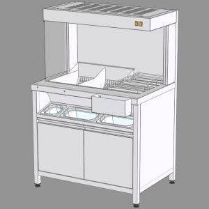 Станция для фасовки картофеля фри Robolabs STF-080 fedosline