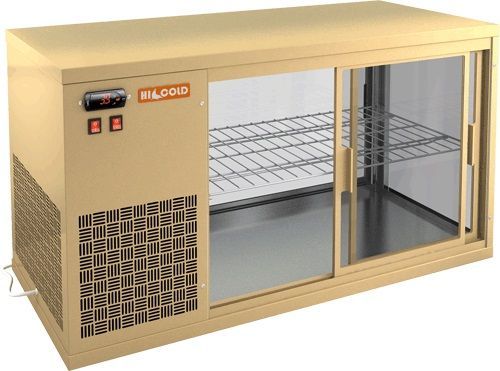 Витрина холодильная настольная Hicold VRL 900 L Beige