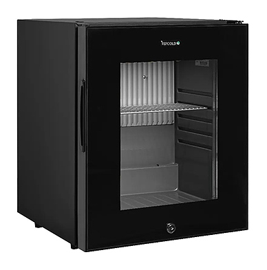 Минибар холодильный со стеклом Tefcold TM33G черный