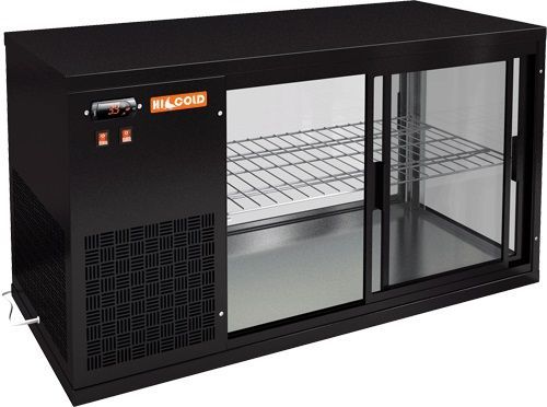 Витрина холодильная настольная Hicold VRL 1100 R Black