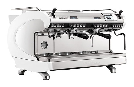Кофемашина рожковая Nuova Simonelli Aurelia Wave T3 2GR V 380V выс. гр. автомат белый жемчуг