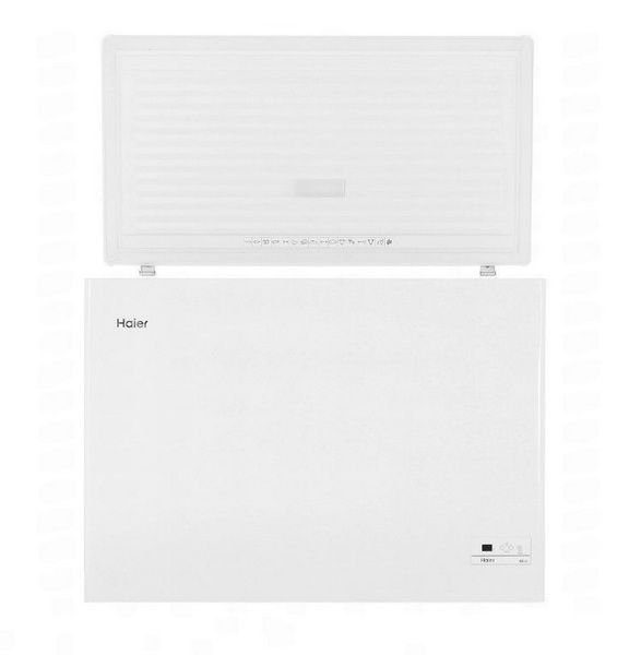 Ларь морозильный с белой крышкой Haier HCE301R fedosline