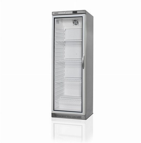 Шкаф холодильный со стеклом Tefcold UR400SG нержавеющий