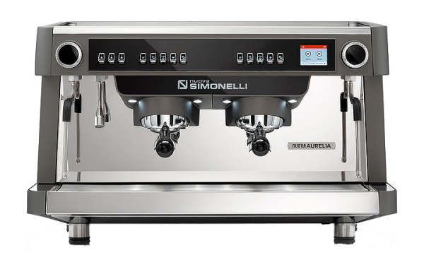 Кофемашина рожковая Nuova Simonelli Nuova Aurelia MP 2GR 220V выс. гр. автомат серый металлик