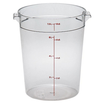 Контейнер пластик CAMBRO круг. 7,6 л 135 RFSCW8