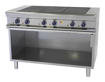 Плита 6 конфорочная 900 серии Kogast ES-T69/P 55889