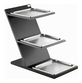 Витрина LINEA BUFFET 3-ЯРУСНЫЙ с гастроемкостями G/N 2/3 51131057