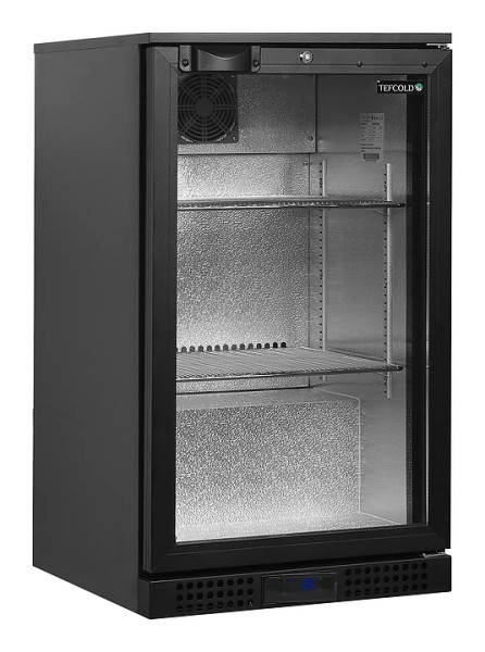 Шкаф холодильный со стеклом Tefcold BA6H барный черный