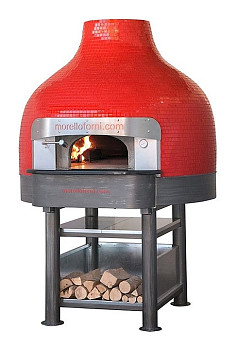 Печь для пиццы MORELLO FORNI на дровах LP100 VOLCAN MOSAIC