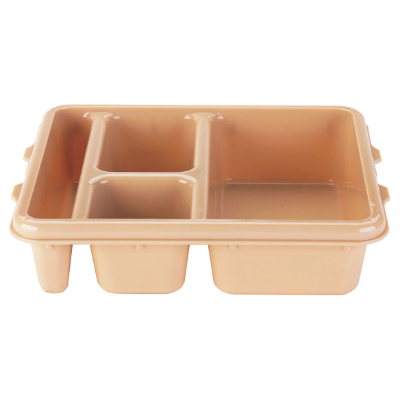 Поднос CAMBRO поликарбонат C 4 отделениями CAMBRO 23X28X6,5 см 9114CW133