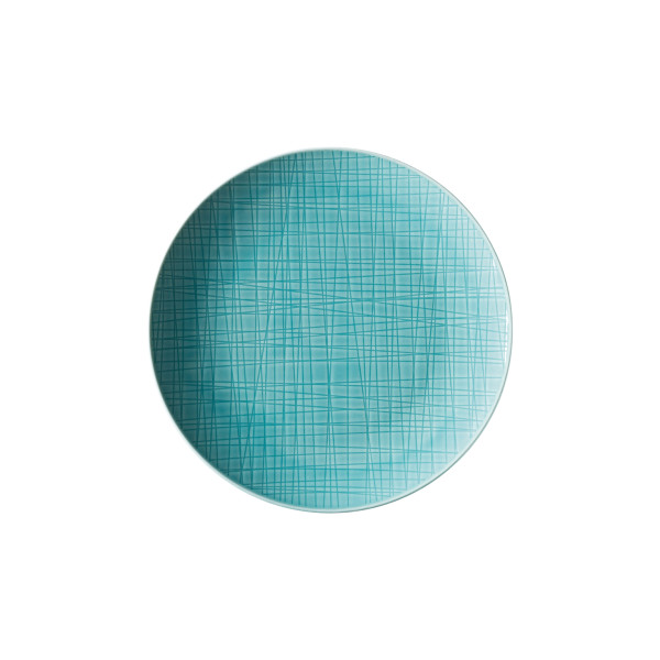 Тарелка круглая фарфор 21 см MESH AQUA ROSENTHAL 10861
