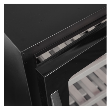 Шкаф винный Tefcold TFW200-F черный, дверь без рамы fedosline