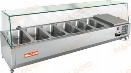Витрина холодильная Hicold Vrtg 1425 1/3 fedosline