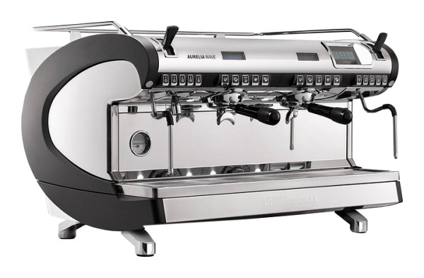 Кофемашина рожковая Nuova Simonelli Aurelia Wave T3 2GR V 380V выс. гр. автомат черн.