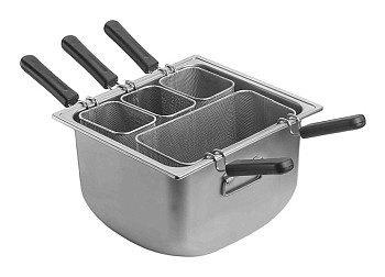 ЕМКОСТЬ-МАРМИТ нержавеющая сталь 38,3Х35,4Х23,7СМ 22ЛИТРА SPEEDY PASTA PINTINOX 3390Q334