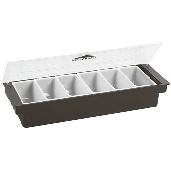 Контейнер пластик для сыпучих продуктов на 6 ячеек PADERNO 44103-06