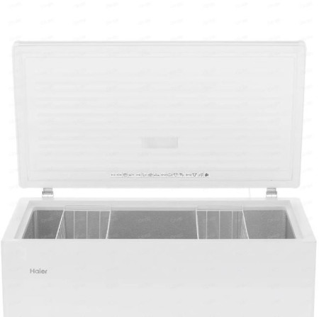 Ларь морозильный с белой крышкой Haier HCE301R fedosline