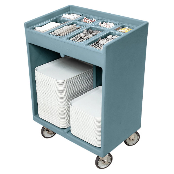Тележка CAMBRO для ПОДНОСОВ/СТОЛ приборов СИН-СЕР TC1418 401