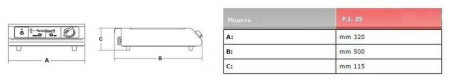 Плита индукционная Sirman P.I. 2,5 KW fedosline