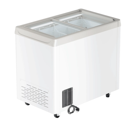Ларь морозильный с прямым стеклом Haier SD-325 Fpel fedosline