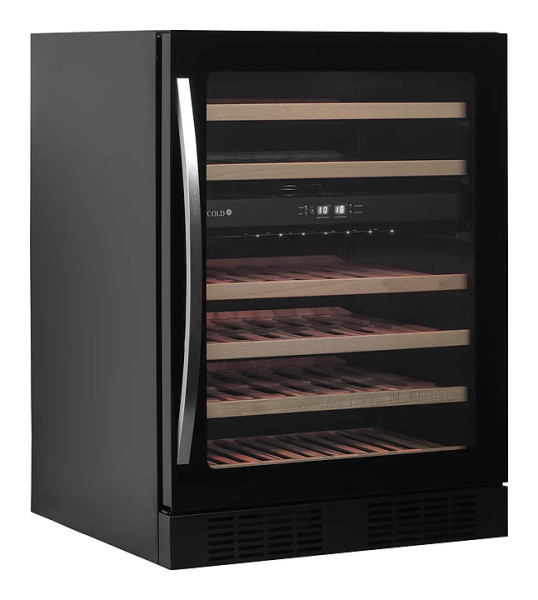 Шкаф винный Tefcold TFW200-2F черный, дверь без рамы