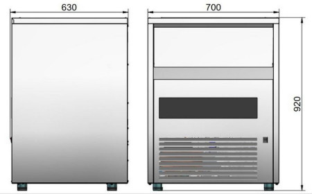 Льдогенератор чувашторгтехника ЛГ-80/40К-01 fedosline