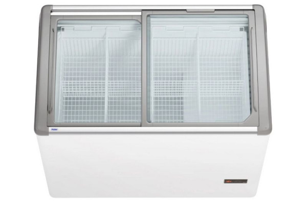 Ларь морозильный с гнутым стеклом Haier SD-336 AE fedosline
