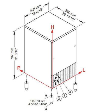 Льдогенератор Brema IMF 58A HC пальчики fedosline