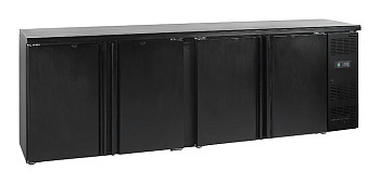 Шкаф холодильный с глухой дверью Tefcold CBC410 барный черный