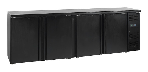 Шкаф холодильный с глухой дверью Tefcold CBC410 барный черный