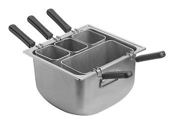 Емкость с 4-МЯ вставками для варки макаронных изделий 72Х38,3Х33СМ SPEEDY PASTA PINTINOХ 3390Q404