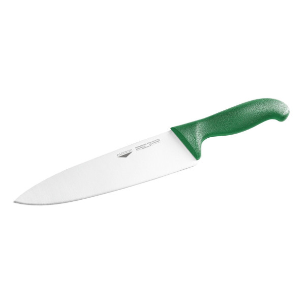 Нож поварской PADERNO 26 см зеленая ручка 18000G26
