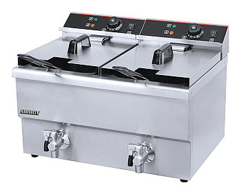 Фритюрница Airhot EF12+12T с краном