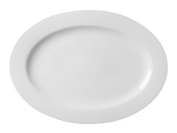 Блюдо CAMEO IMPERIAL WHITE 26Х18,5СМ H2,1СМ 210-103