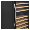 Шкаф винный Tefcold TFW200-F черный, дверь без рамы fedosline