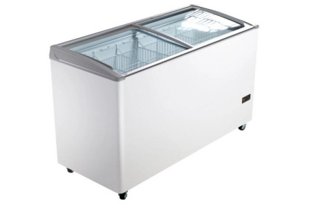 Ларь морозильный с гнутым стеклом Haier SD-416 AE fedosline