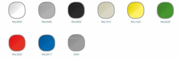 Горка холодильная FC 20-07 VM 1,0-2 версия 2.0 9006-9005 серый/черный fedosline
