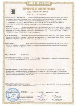 Плита 2 конфорочная 900 серии Abat КИП-2П fedosline