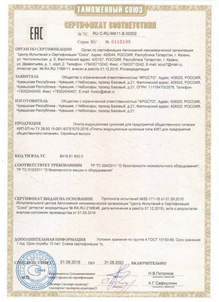 Плита 2 конфорочная 900 серии Abat КИП-2П fedosline