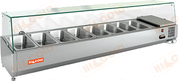 Витрина холодильная настольная Hicold VRX 1800 1/3