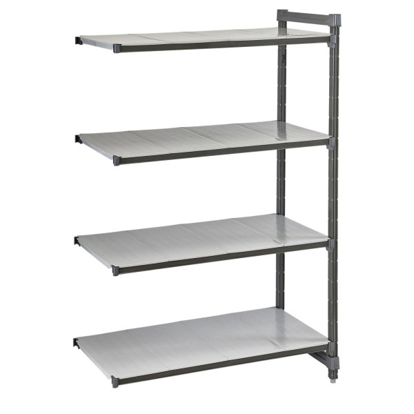 Дополнительная секция к стеллажу CAMBRO BASICS PLUS SERIES 4 полки 1328X460X1830 CBA185472S4580